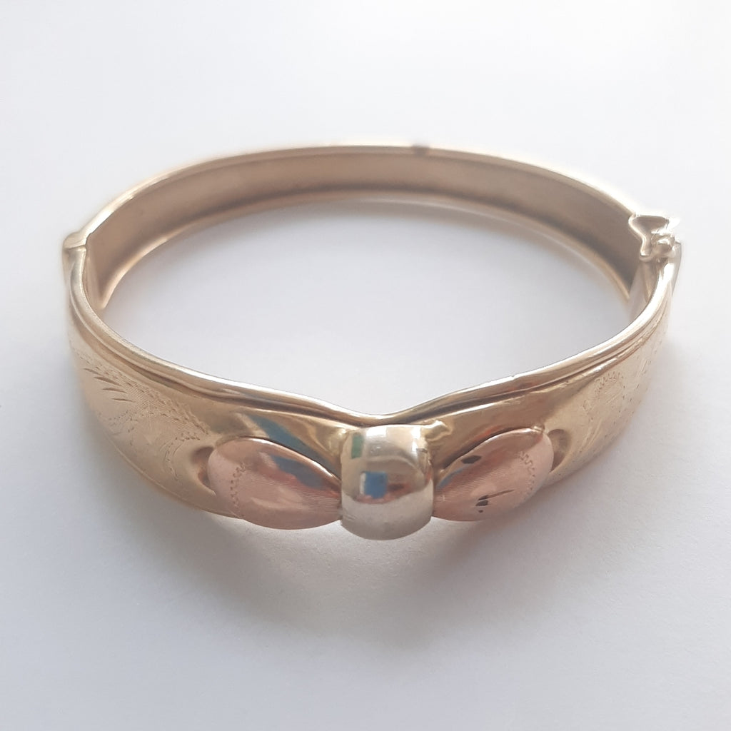 PULSERA RIGIDA ORO 14 K 17.4 GRMS (SEMINUEVO)