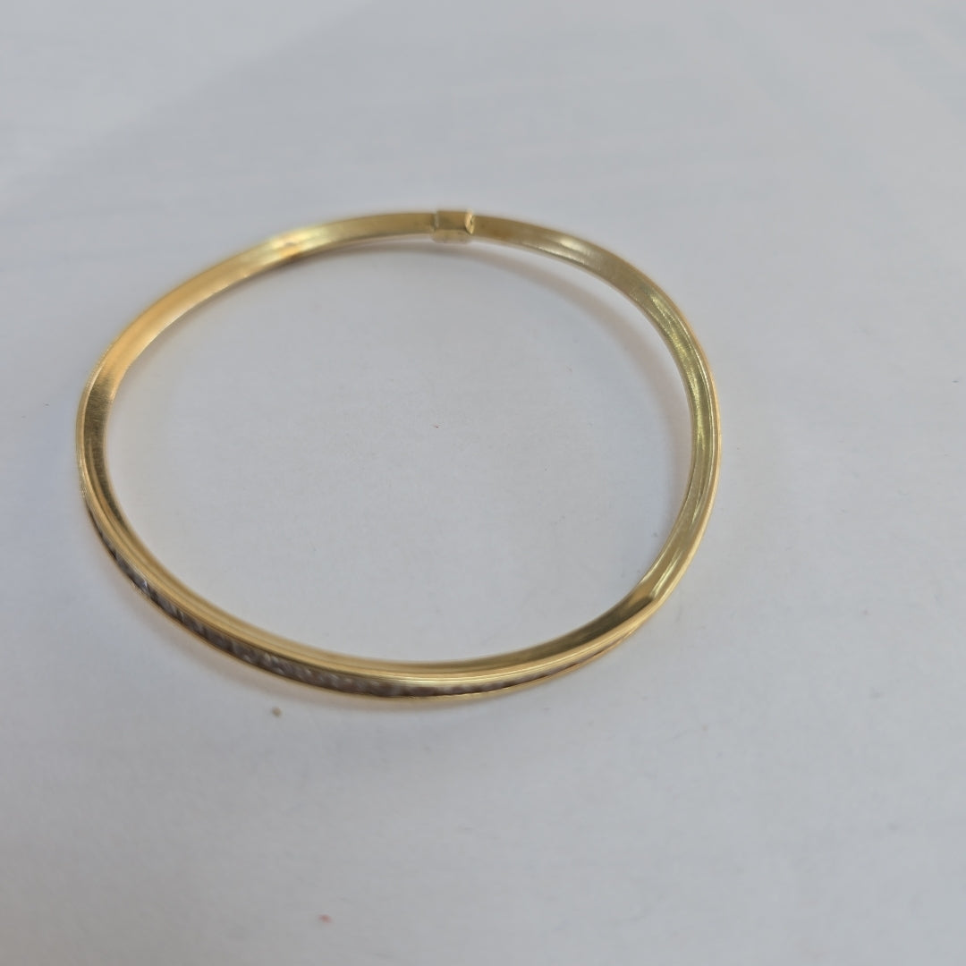 PULSERA RIGIDA ORO 14 K 9,30 GRMS (SEMINUEVO)