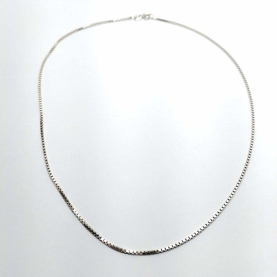 CADENA ORO BLANCO 14 K 4,10 GRMS (SEMINUEVO)