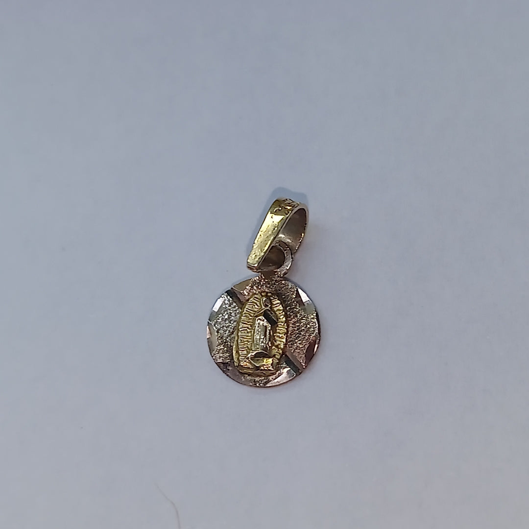 DIJE, MEDALLA RELIGIOSA ORO 10 K 0.3 GRMS (SEMINUEVO)