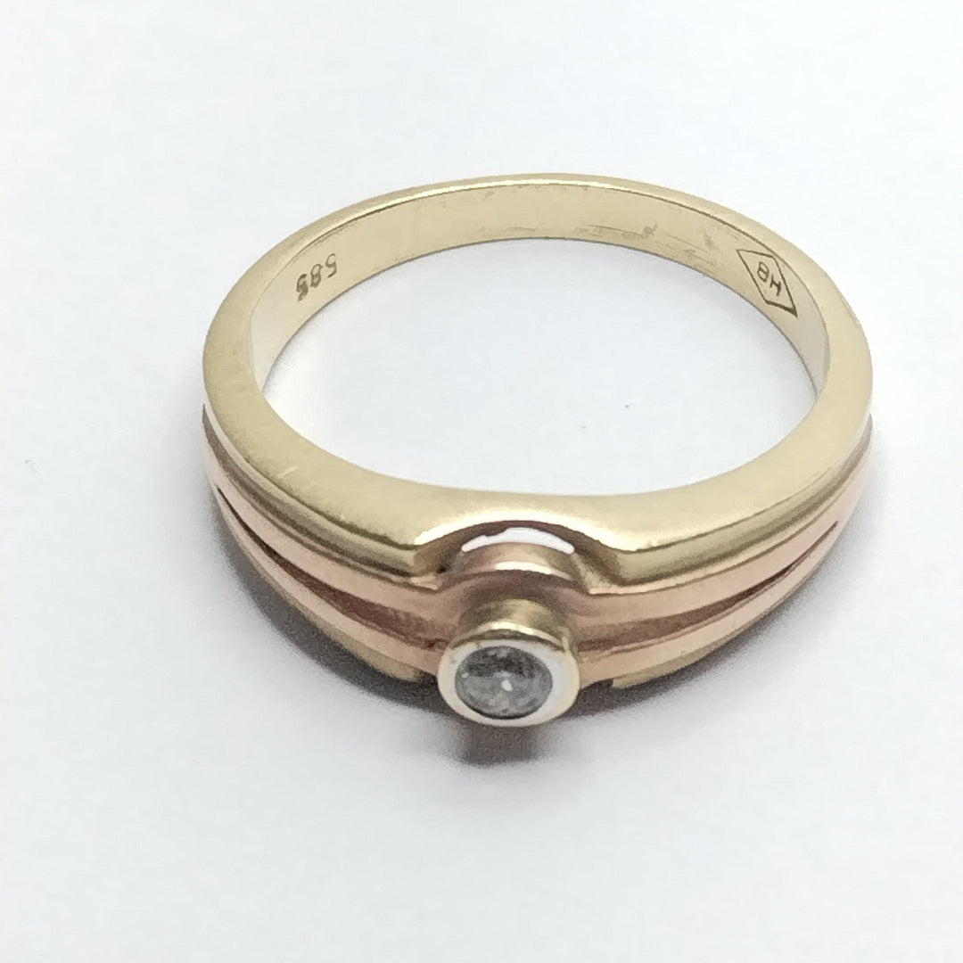 ANILLO ORO 14 K 4.3 GRMS (SEMINUEVO)