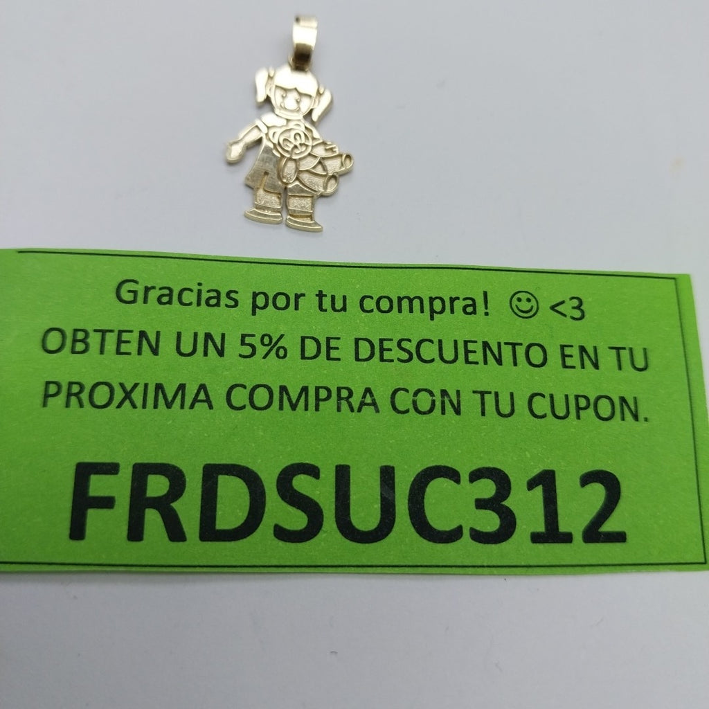 DIJE NIÑA 10K 1 GR (NUEVO)