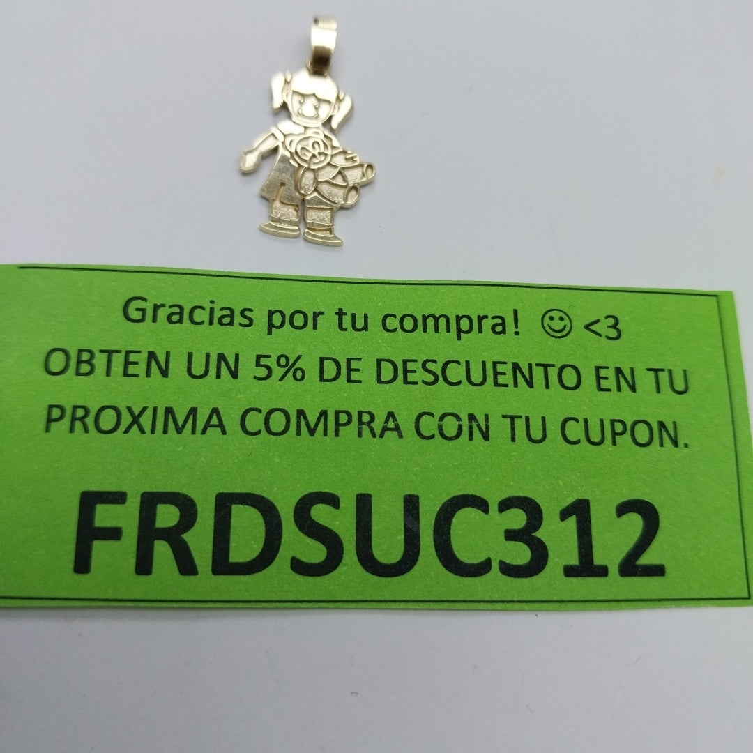 DIJE NIÑA 10K 1 GR (NUEVO)
