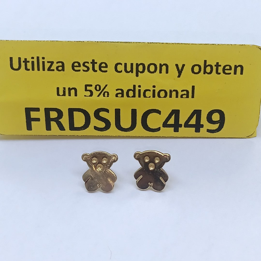 BROQUELES PAR ORO 14 K 1.5 GRMS (SEMINUEVO)