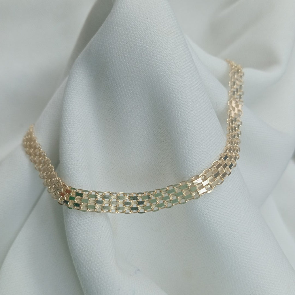 PULSERA ESPECIAL 14K 21 CM 5.1 GR (NUEVO)