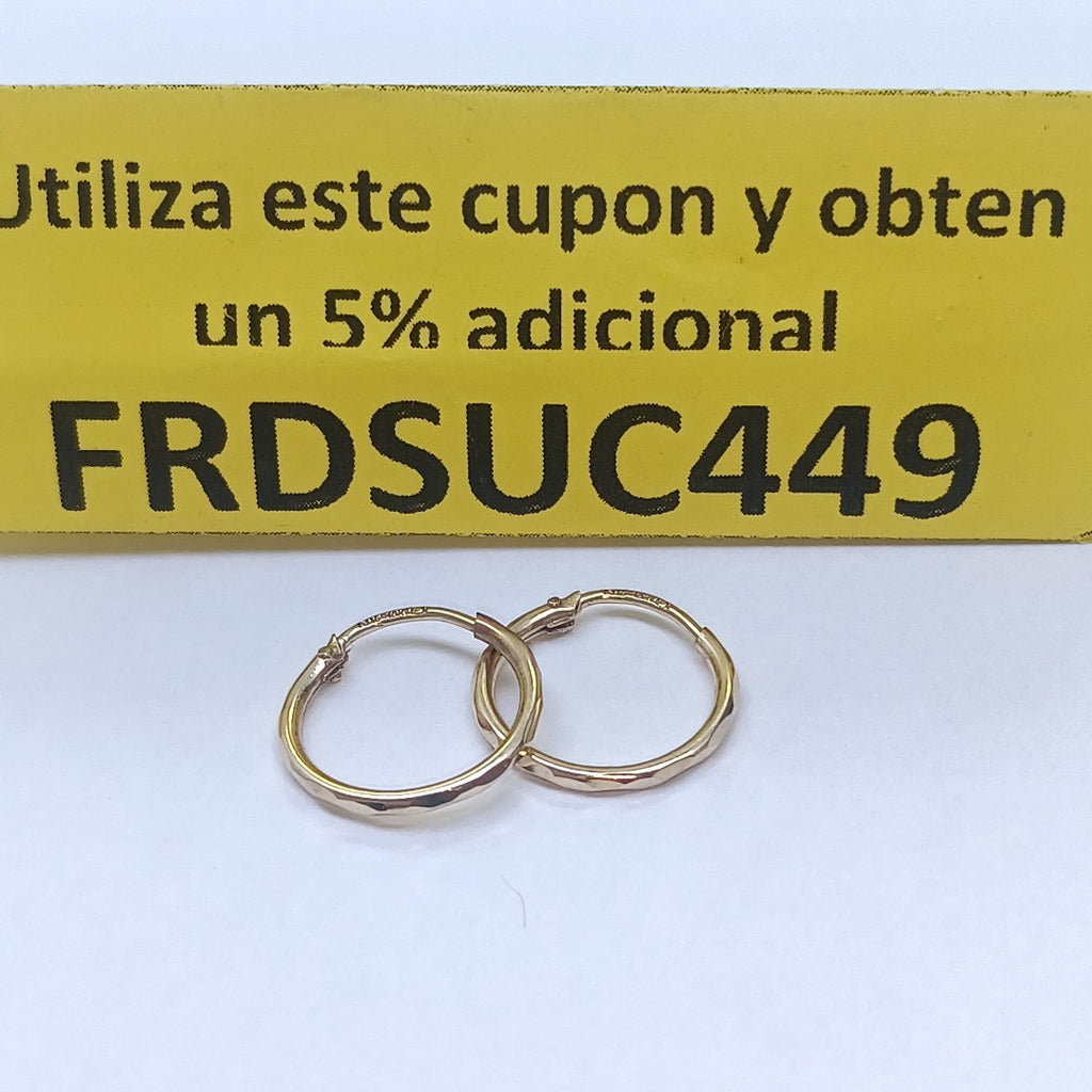 ARRACADAS PAR ORO 10 K 0.8 GRMS (SEMINUEVO)