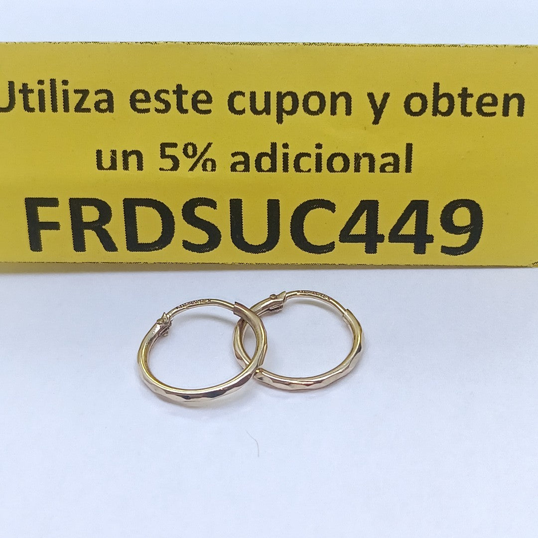 ARRACADAS PAR ORO 10 K 0.8 GRMS (SEMINUEVO)
