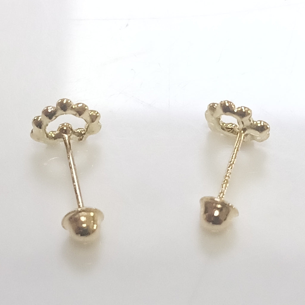 BROQUELES BROQUEL FIG CORAZON 14K 0.23 GR (NUEVO)