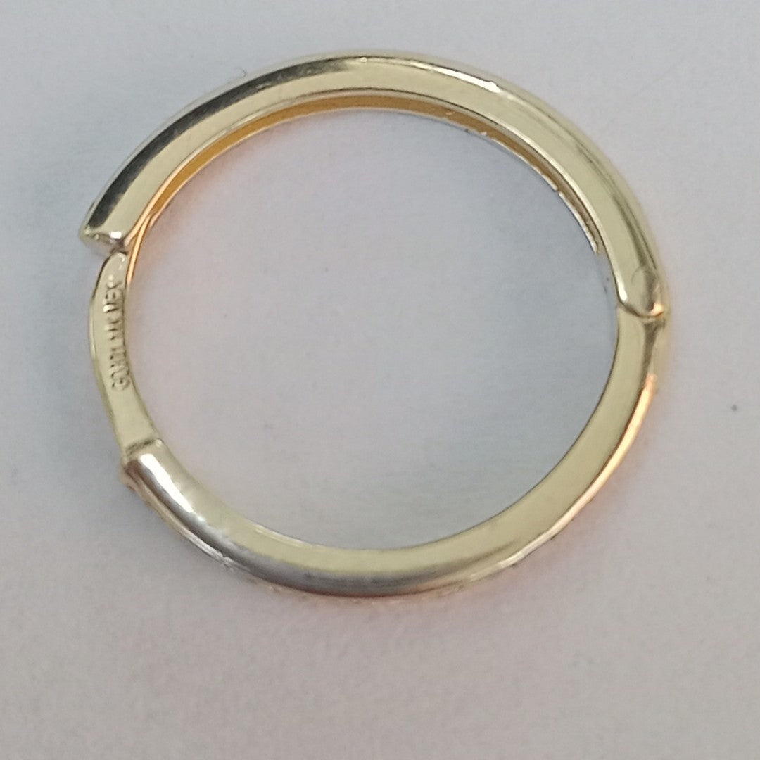 ARETES HUGGIES C CIRCONIA 14K 1.8 GR (NUEVO)