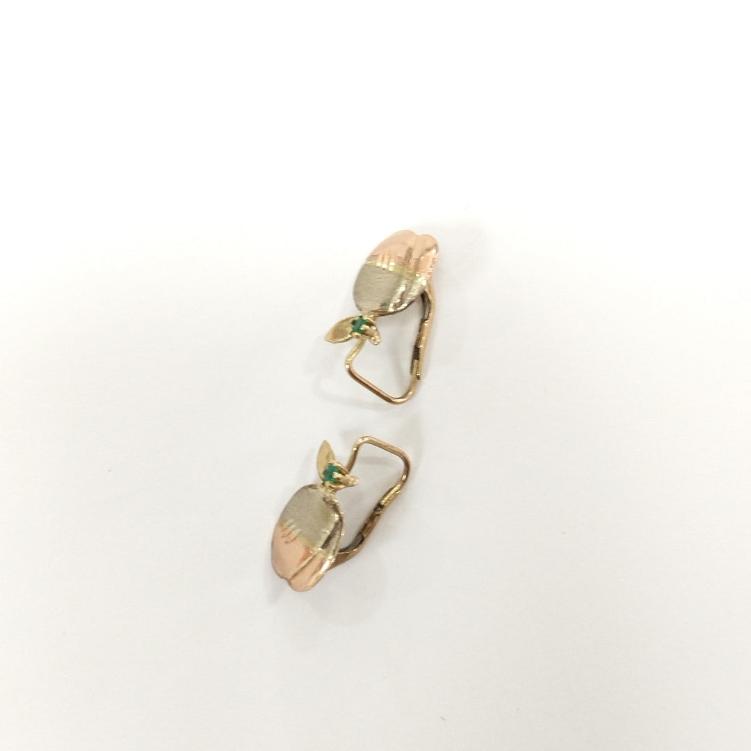 ARETES PAR ORO 10 K 1.6 GRMS (SEMINUEVO)