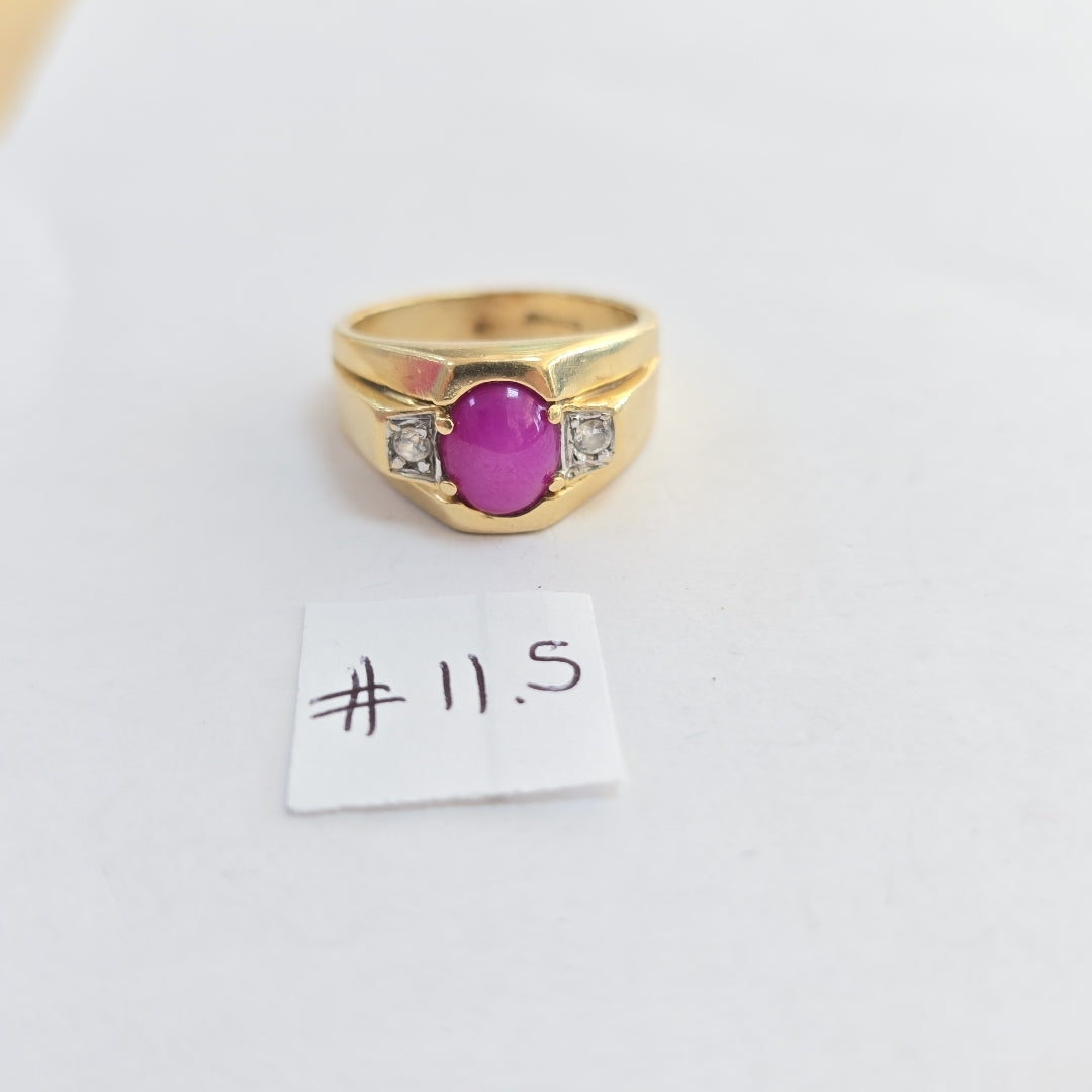 ANILLO ORO 14 K 10,80 GRMS (SEMINUEVO)