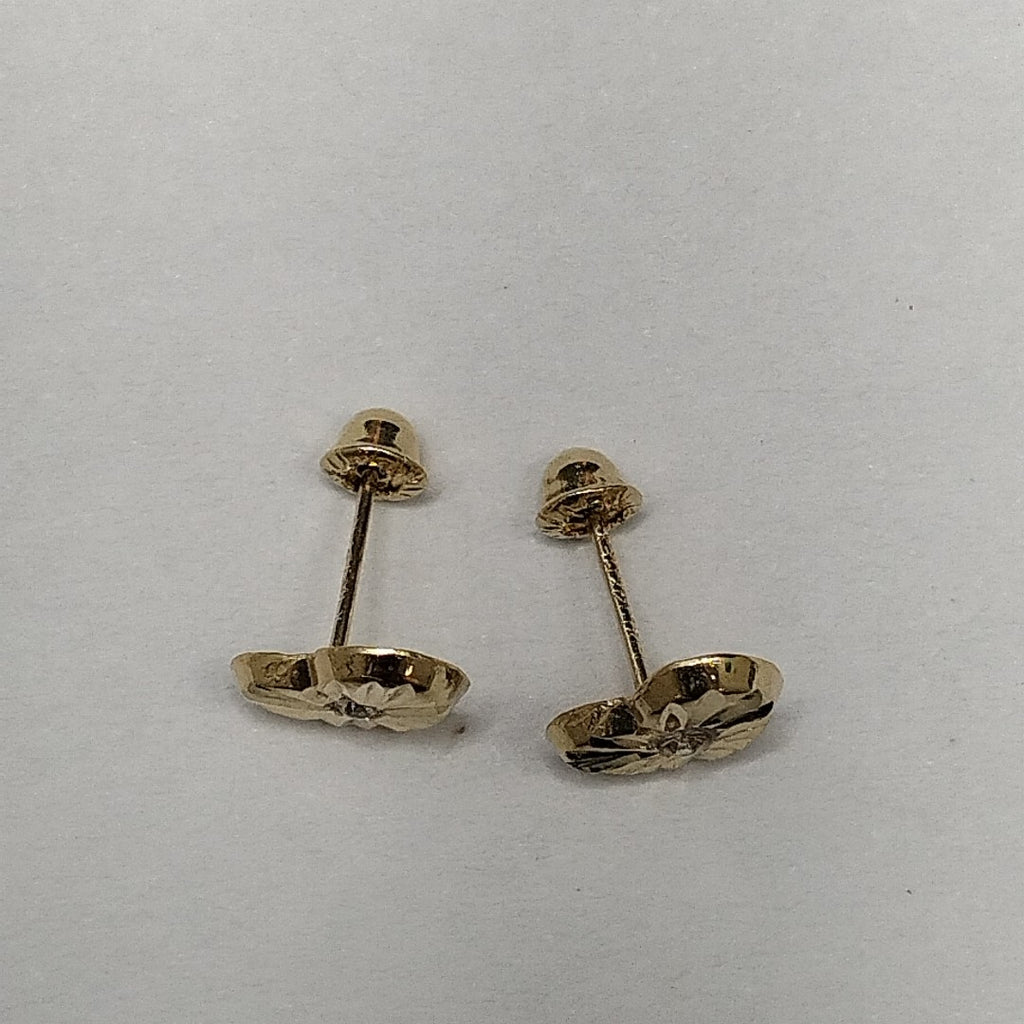 BROQUELES BROQUEL FIG CORAZON C CIRCONIA 14K 0.2603 GR (NUEVO)