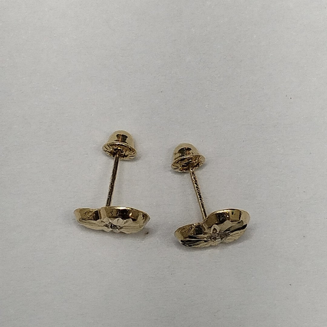 BROQUELES BROQUEL FIG CORAZON C CIRCONIA 14K 0.2603 GR (NUEVO)