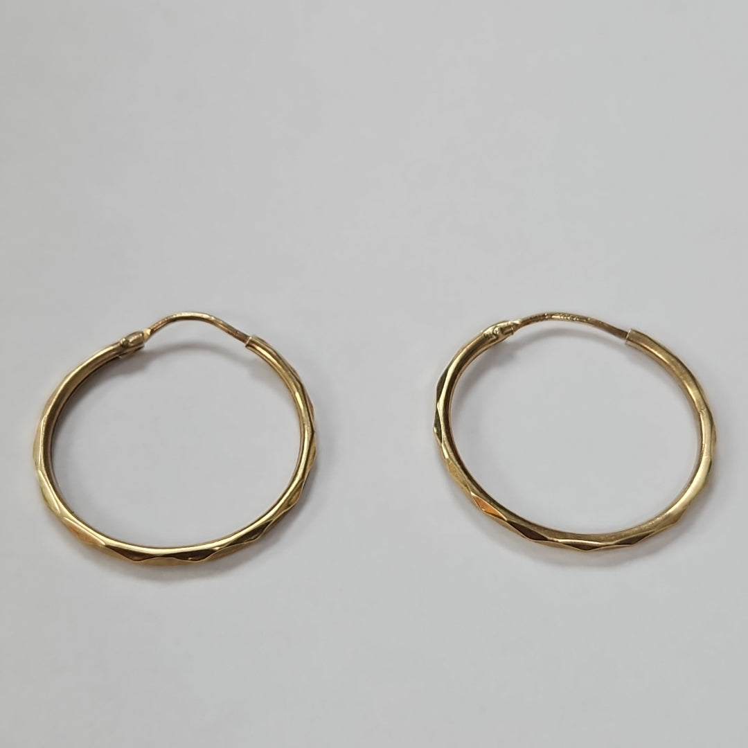 ARRACADAS PAR ORO 14 K 1,30 GRMS (SEMINUEVO)