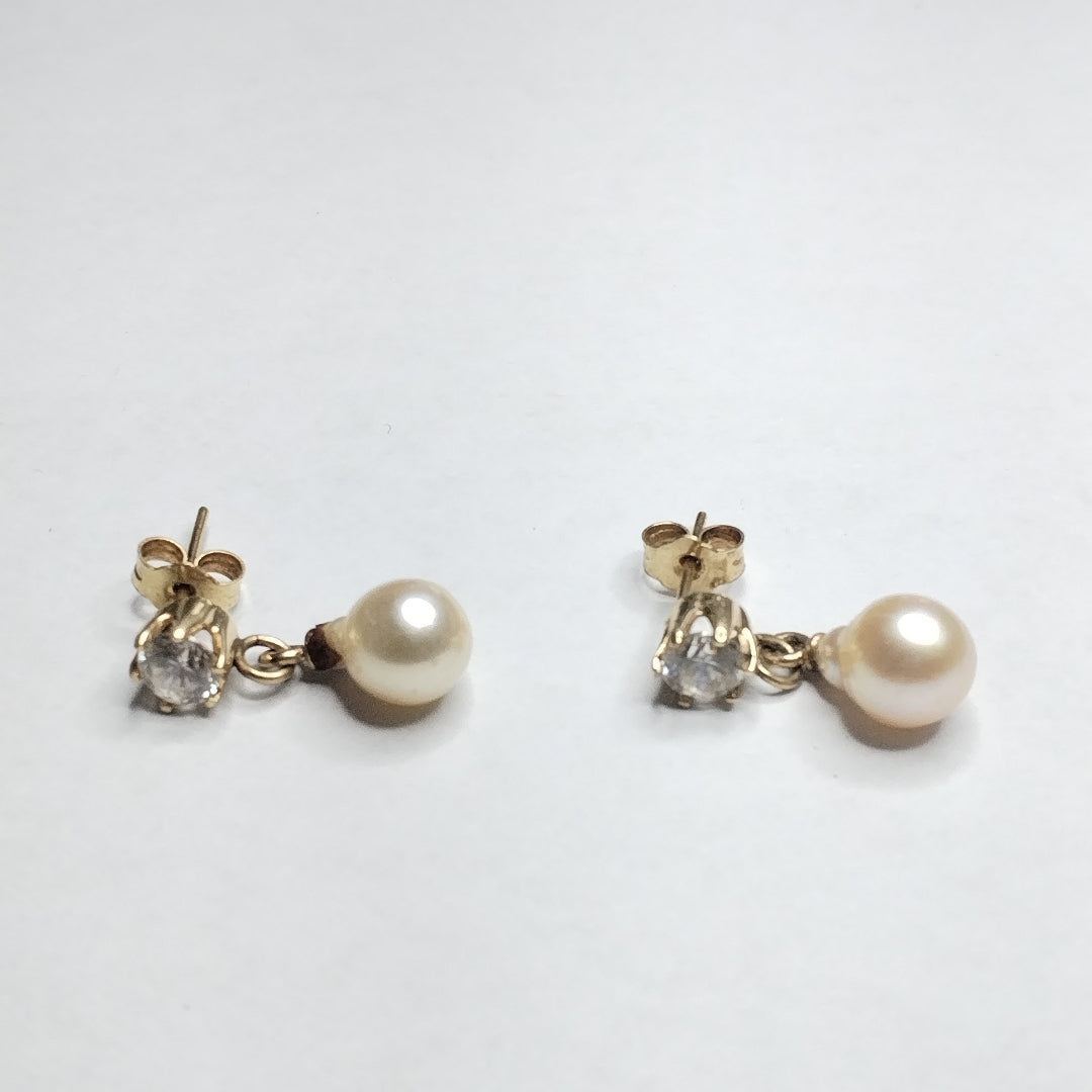 BROQUELES PAR ORO 14 K 3.4 GRMS (SEMINUEVO)