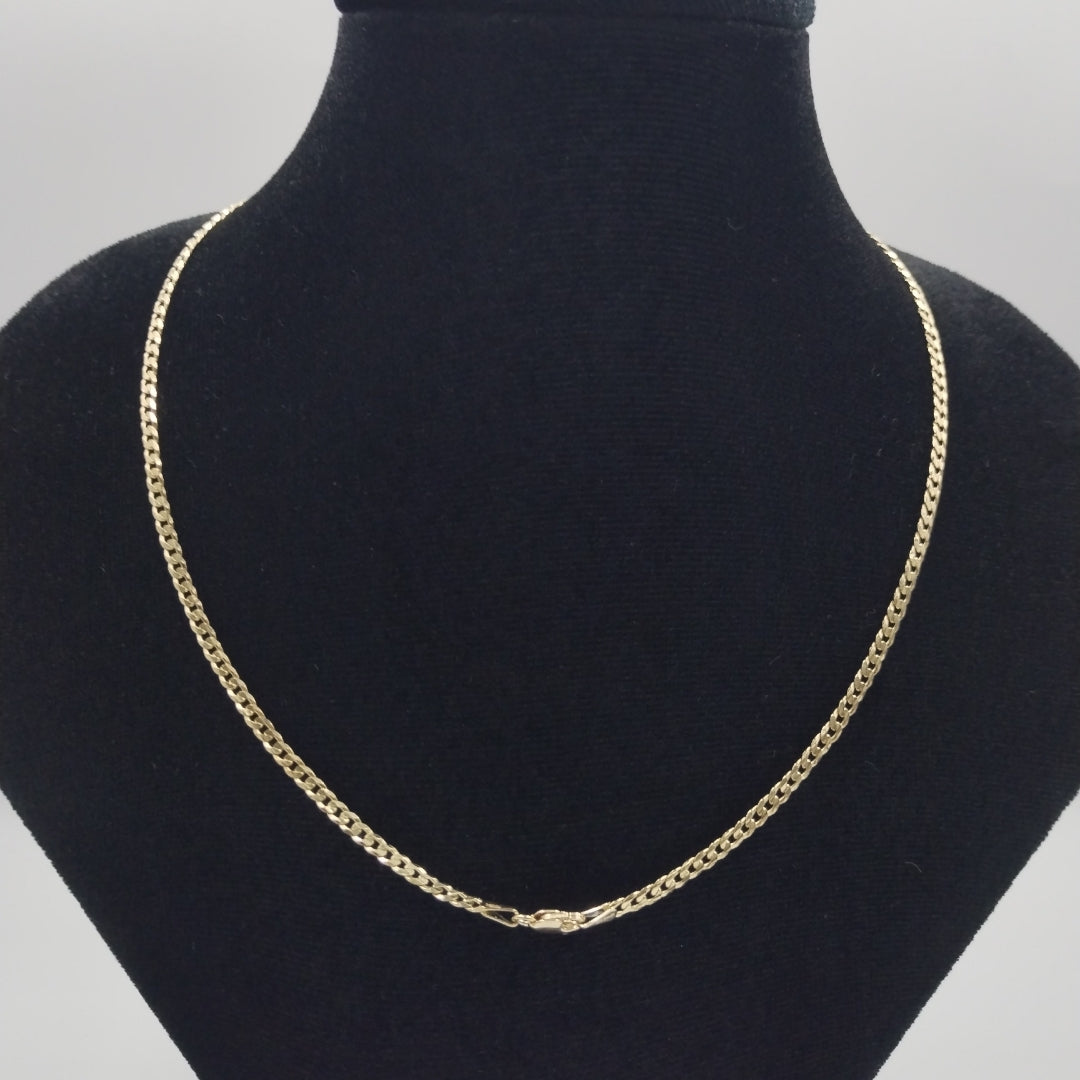 CADENA BARBADA 14K 60 CM 10 GR (NUEVO)