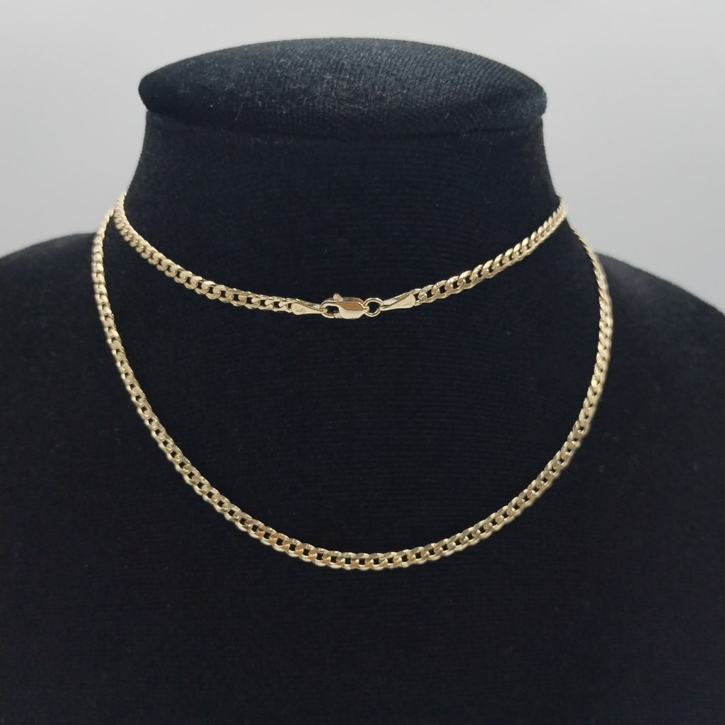 CADENA BARBADA 14K 60 CM 10 GR (NUEVO)