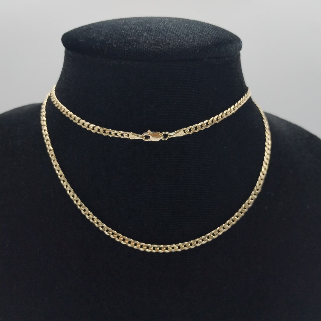 CADENA BARBADA 14K 60 CM 10 GR (NUEVO)