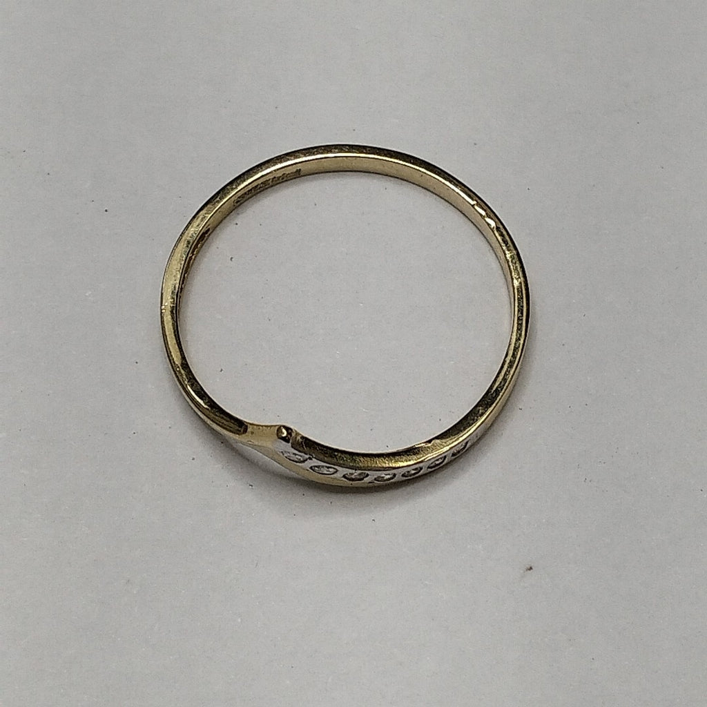 ANILLOS CON CIRCONIAS 14K TALLA 7 1 GR (NUEVO)