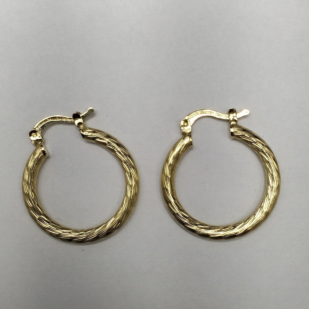 ARETES TEJIDO ARRACADAS ASTRIADAS 14K 2.9 GR (NUEVO)