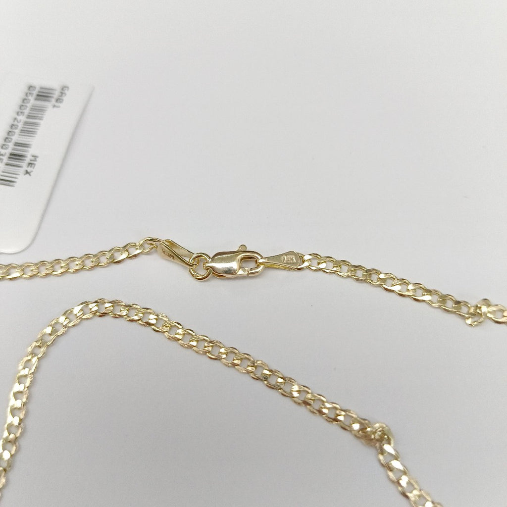 CADENA BARBADA 14K 55 CM 5.1 GR (NUEVO)