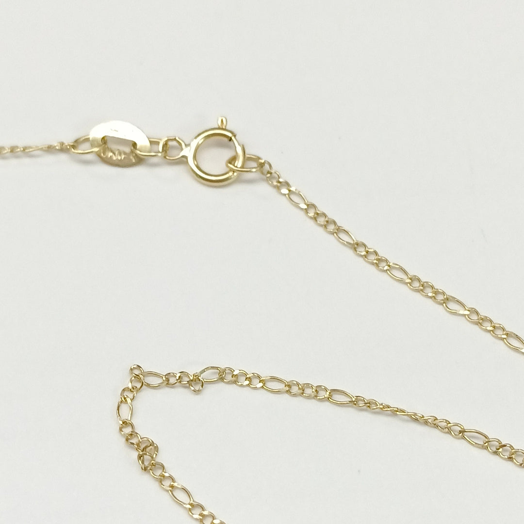 CADENAS TEJIDO 3X1 ORO 10K 55 CM 1.4 GR (NUEVO)
