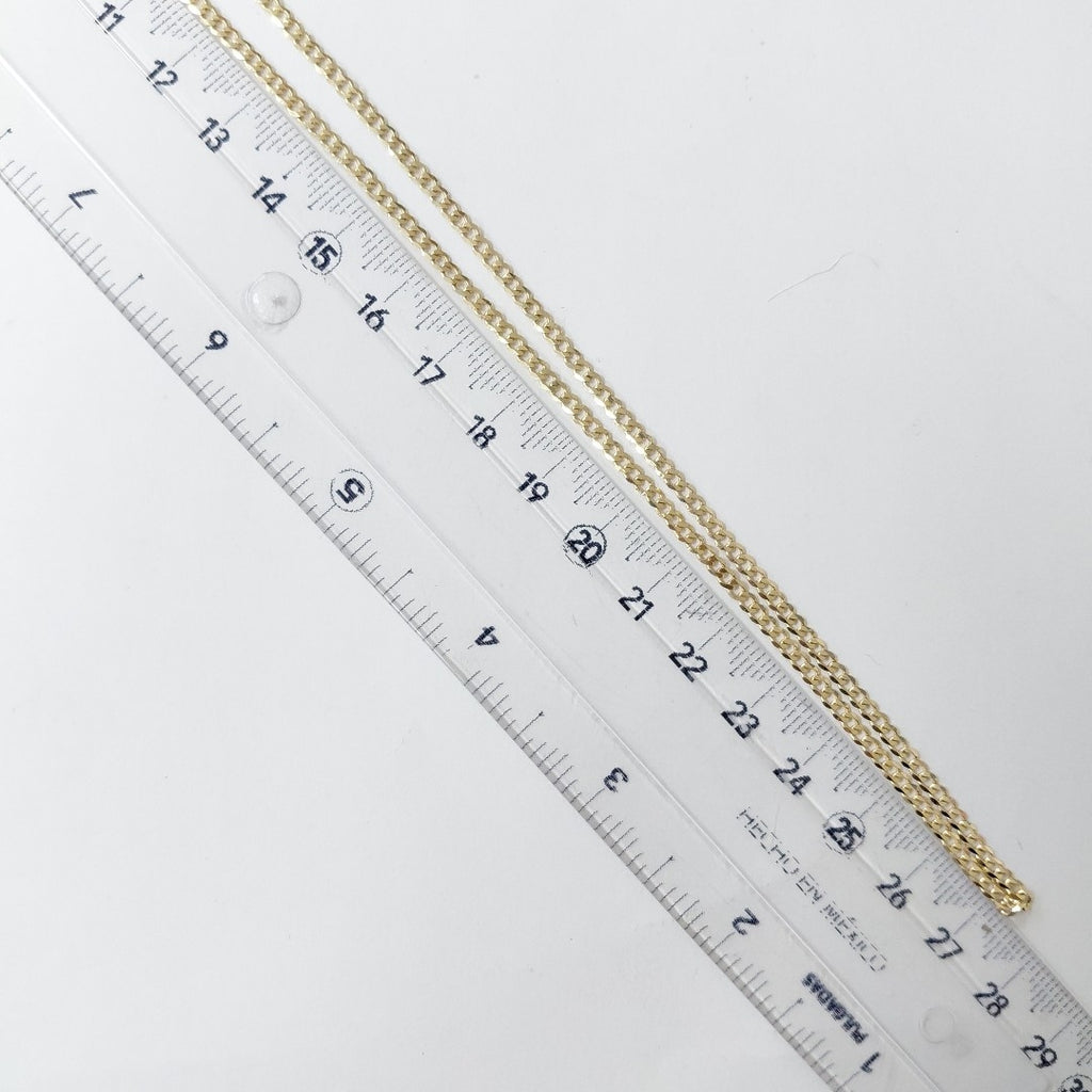CADENA BARBADA 14K 55 CM 5.4 GR (NUEVO)