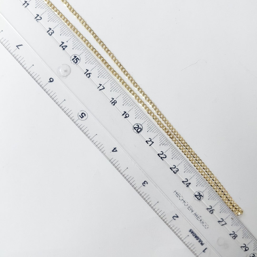 CADENA BARBADA 14K 55 CM 5.4 GR (NUEVO)