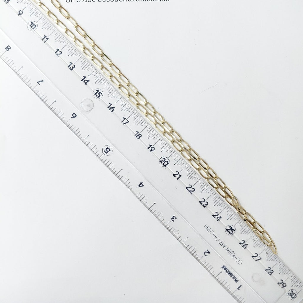 CADENA ESLABON 14K 55 CM 6.6 GR (NUEVO)