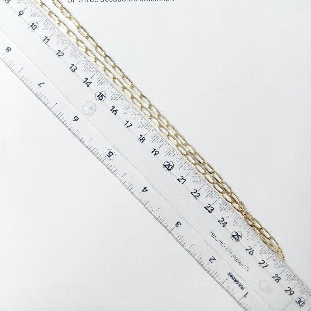 CADENA ESLABON 14K 55 CM 6.6 GR (NUEVO)