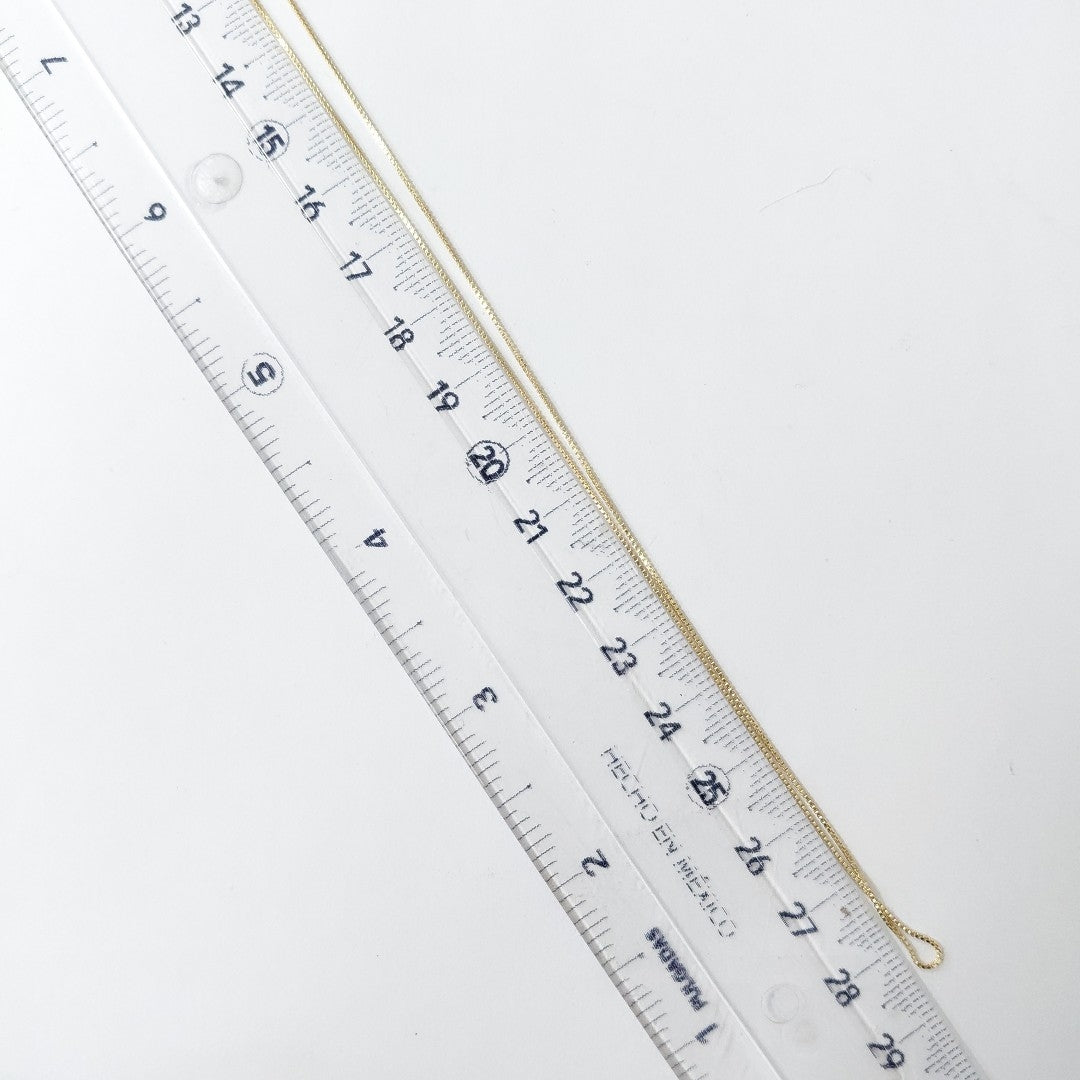 CADENA VENECIANO 14K 55 CM 1.7 GR (NUEVO)
