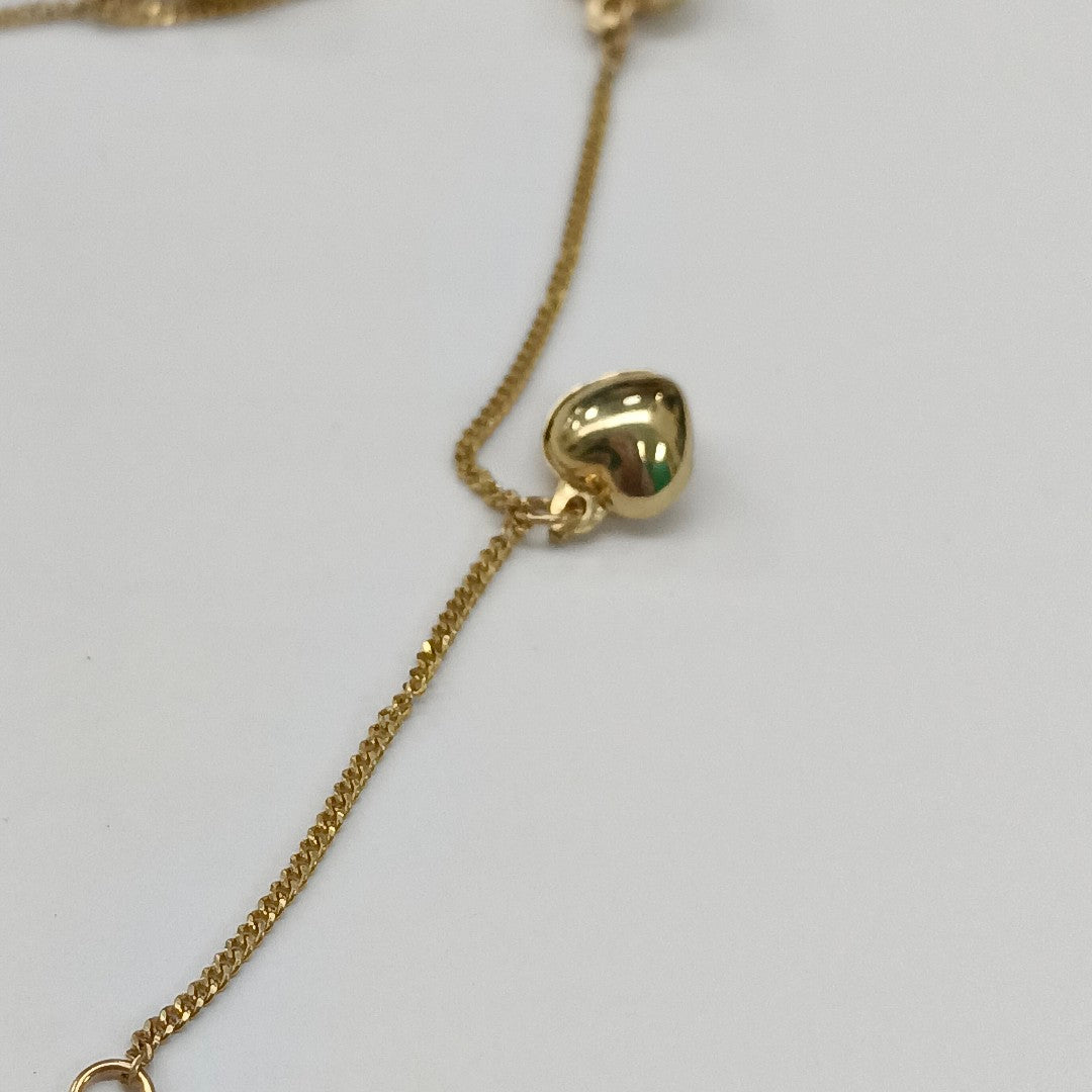 PULSERA ESPECIAL DIJES 10K 18 CM 1.7 GR (NUEVO)
