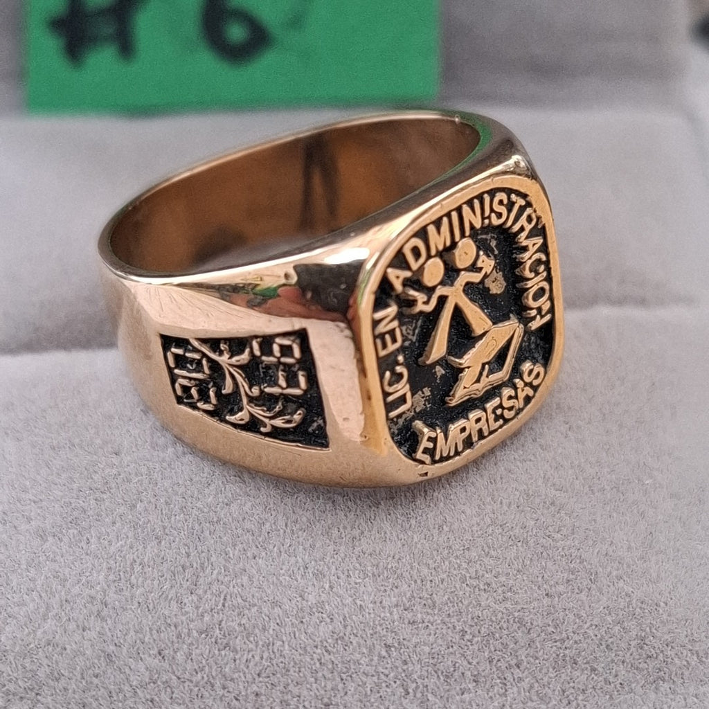 ANILLO ORO 10 K 8.1 GRMS (SEMINUEVO)