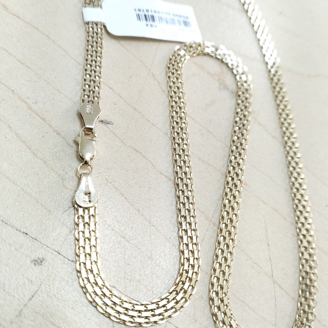 CADENA ESPECIAL 14K 50 CM 11.4 GR (NUEVO)