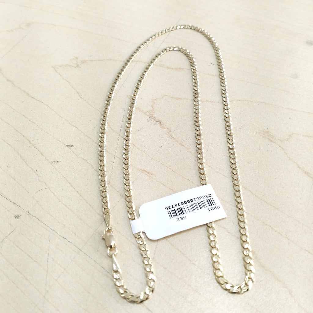 CADENA BARBADA 14K 60 CM 10 GR (NUEVO)