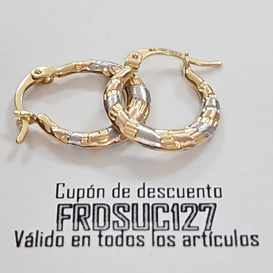 ARRACADAS ORO 10K 0.9 (NUEVO)