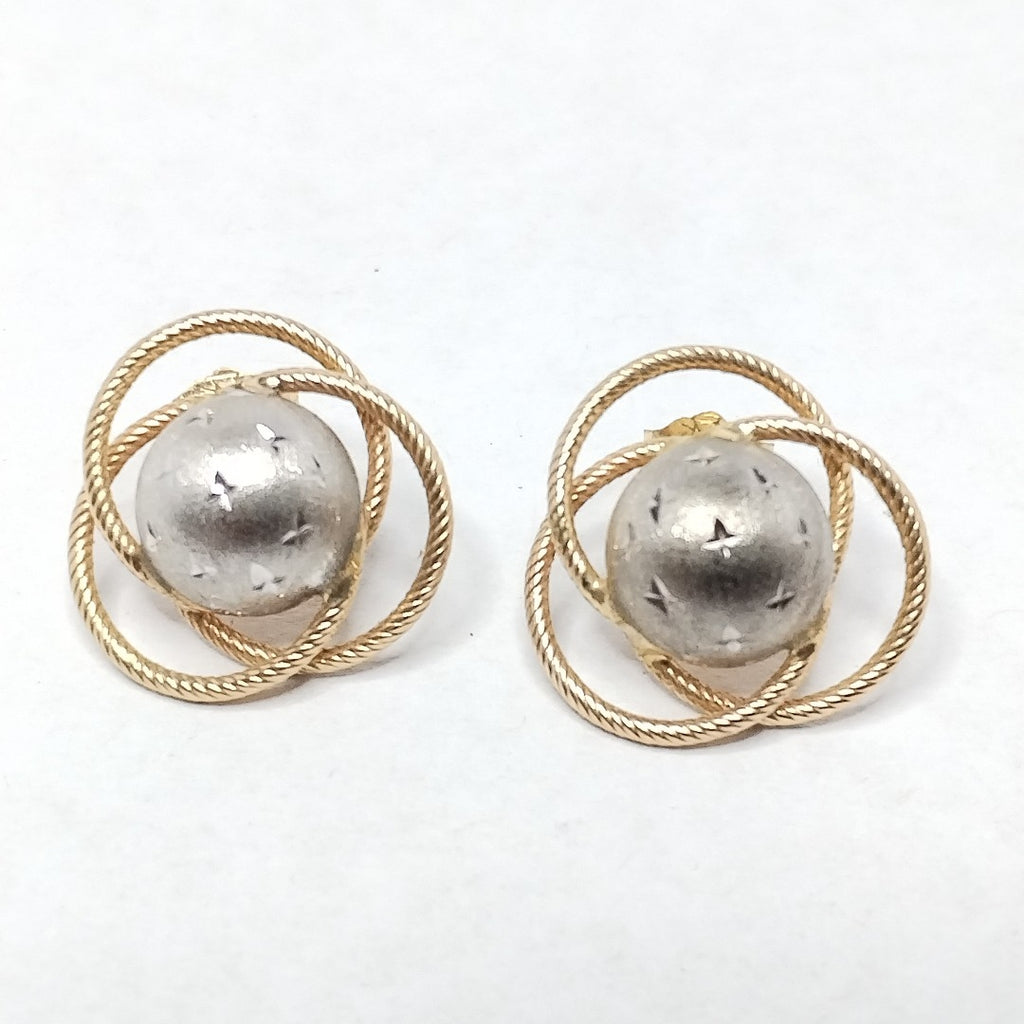 BROQUELES PAR ORO 14 K 2.6 GRMS (SEMINUEVO)