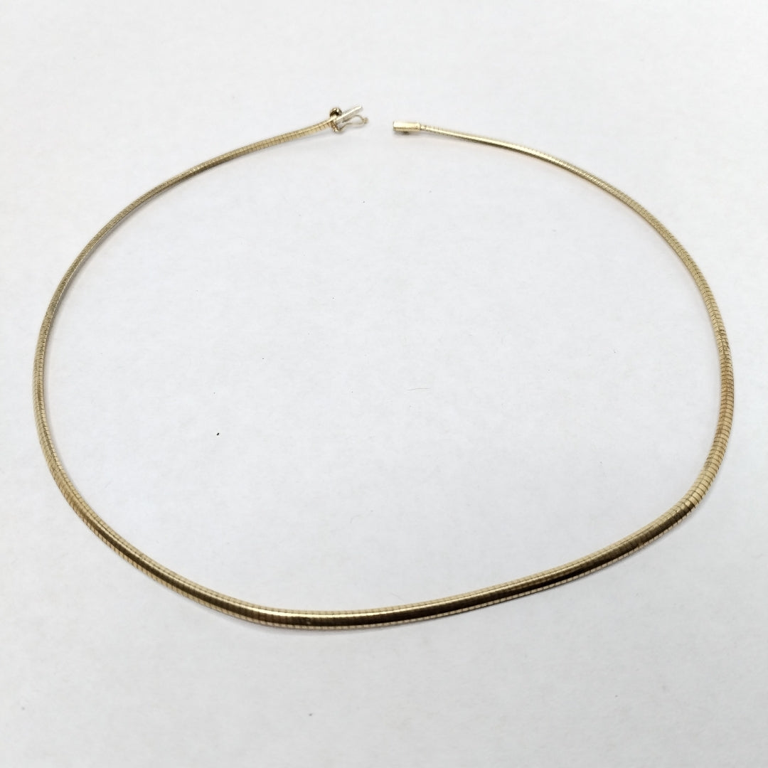 GARGANTILLA, SEMANARIO DE PULSERAS ORO 14 K 15.6 GRMS (SEMINUEVO)