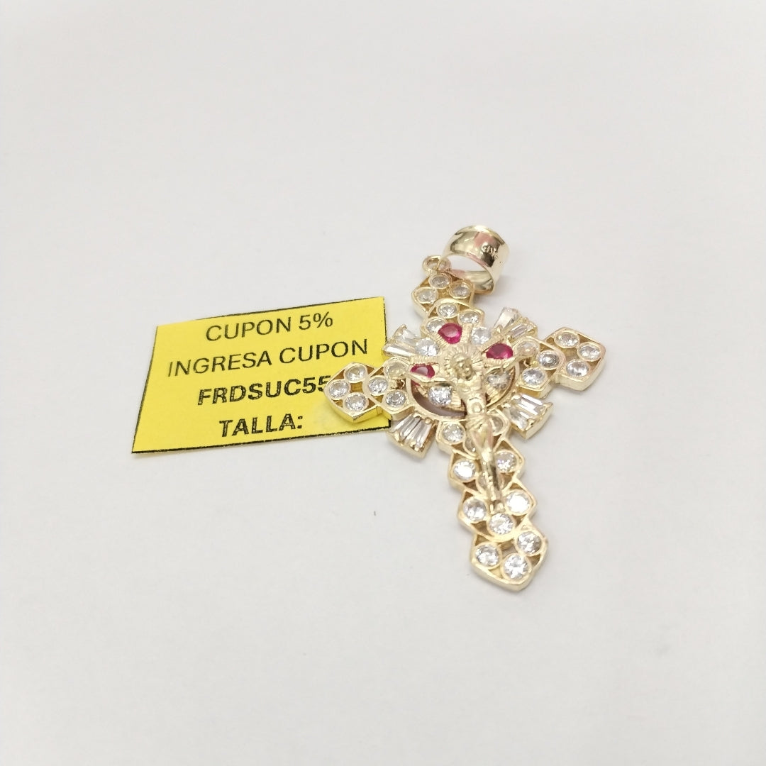 CRUCIFIJO ORO 14 K 10,10 GRMS (SEMINUEVO)