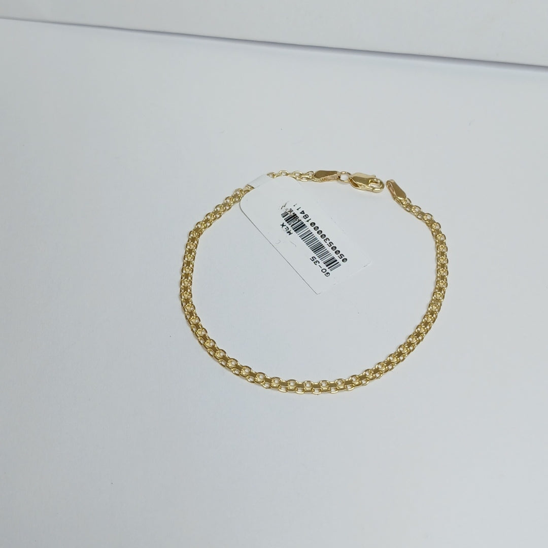 PULSERA BISMARK 14K 18 CM 2.3 GR (NUEVO)
