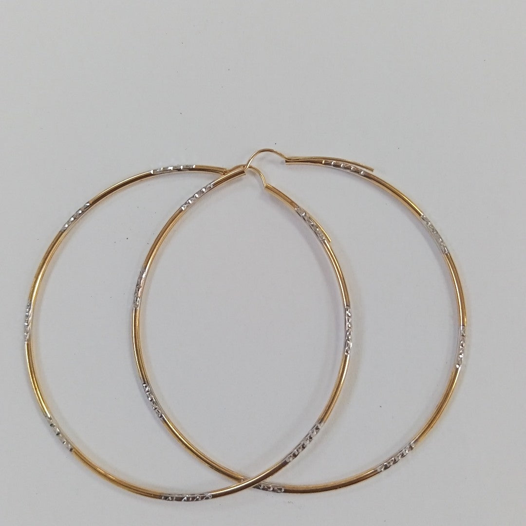 ARRACADAS PAR ORO 14 K 2.7 GRMS (SEMINUEVO)
