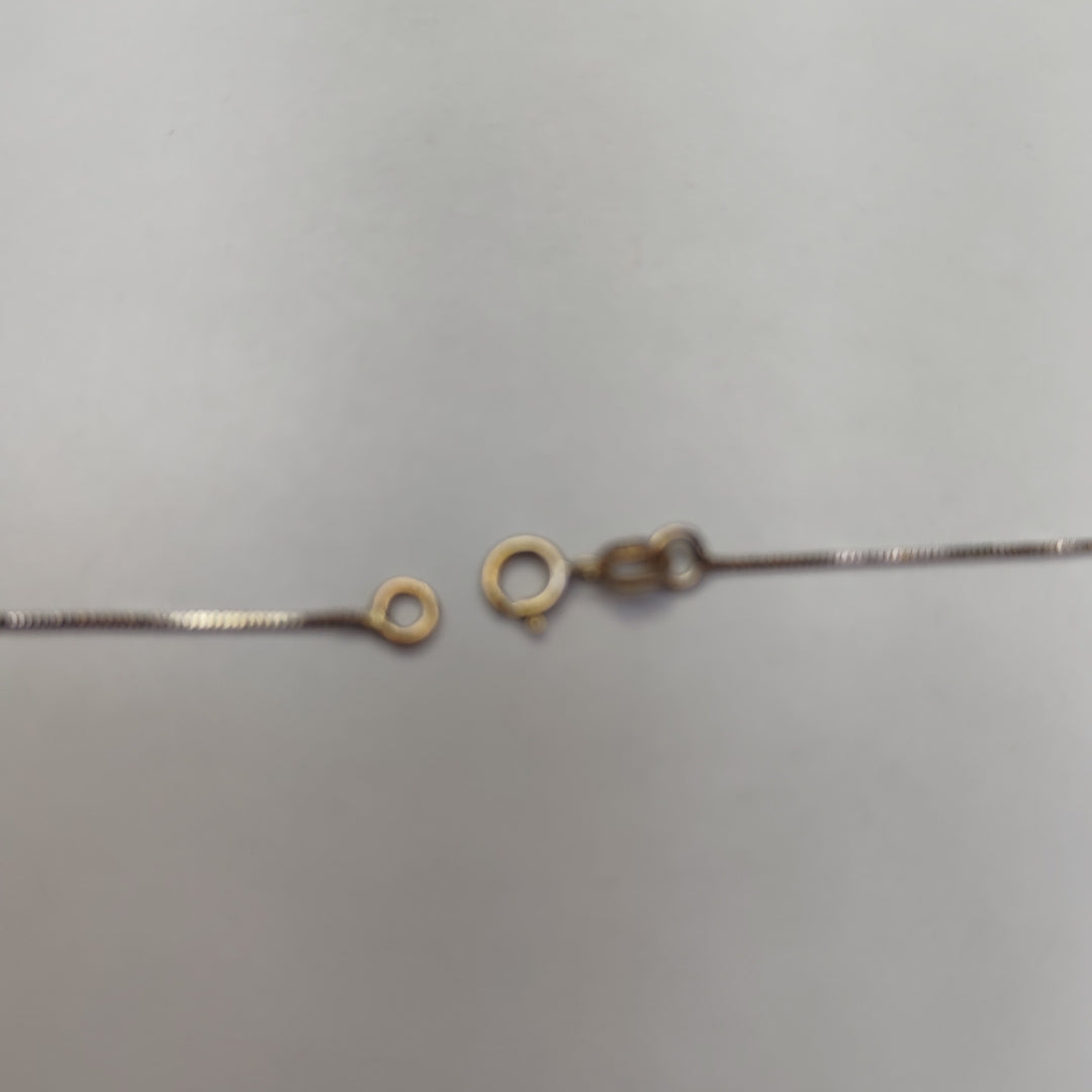 CADENA ORO BLANCO 14 K 2.3 GRMS (SEMINUEVO)