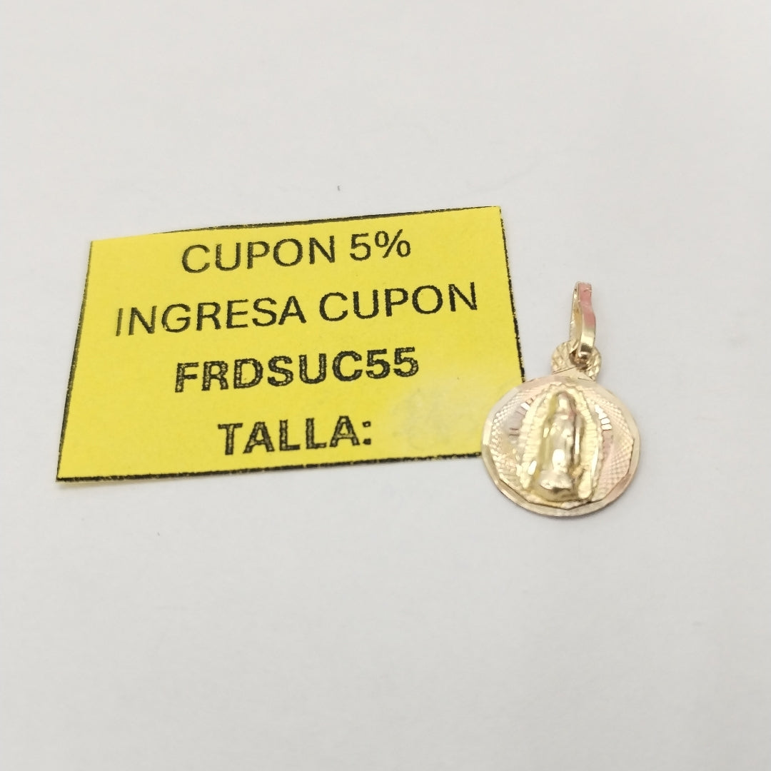 MEDALLA RELIGIOSA ORO 14 K 0,80 GRMS (SEMINUEVO)