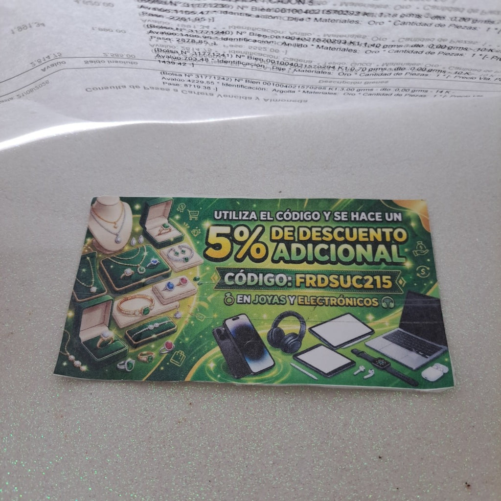 CADENA ORO 10 K 1,70 GRMS (SEMINUEVO)
