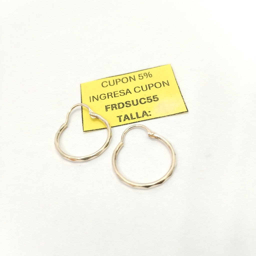ARRACADAS PAR ORO 14 K 1,10 GRMS (SEMINUEVO)