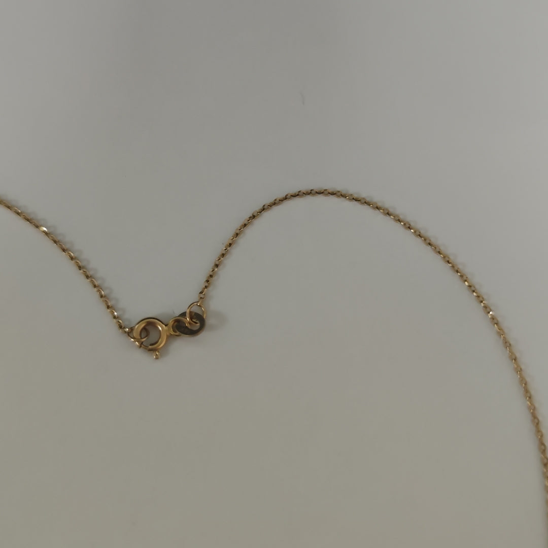 CADENA, DIJE ORO 14 K 2.2 GRMS (SEMINUEVO)