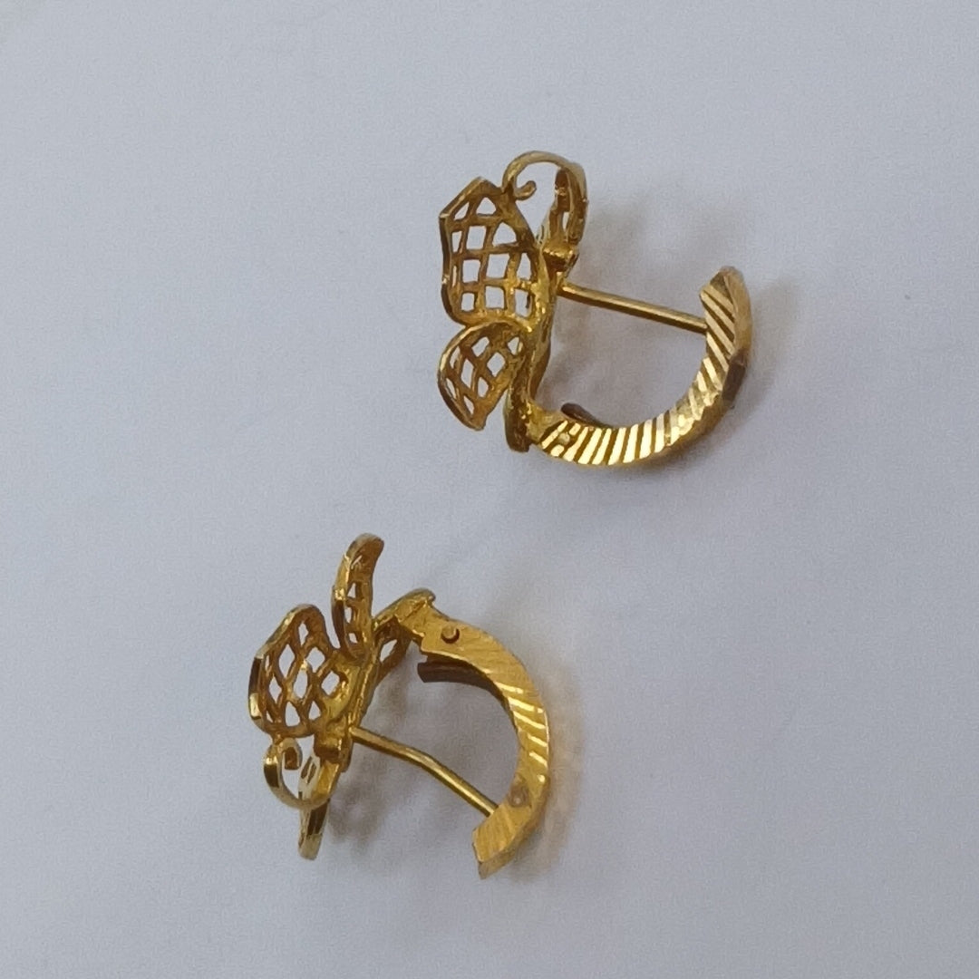 ARETES PAR ORO 18 K 3,20 GRMS (SEMINUEVO)