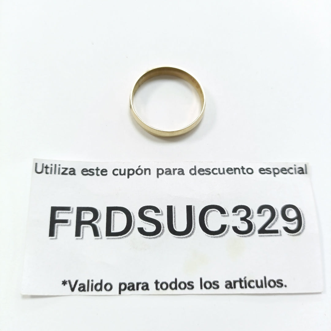 ARGOLLA ORO 10 K 1.3 GRMS (SEMINUEVO)