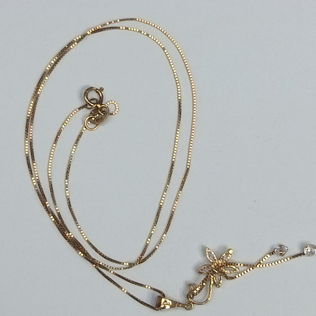 CADENA, DIJE ORO 14 K 2 GRMS (SEMINUEVO)