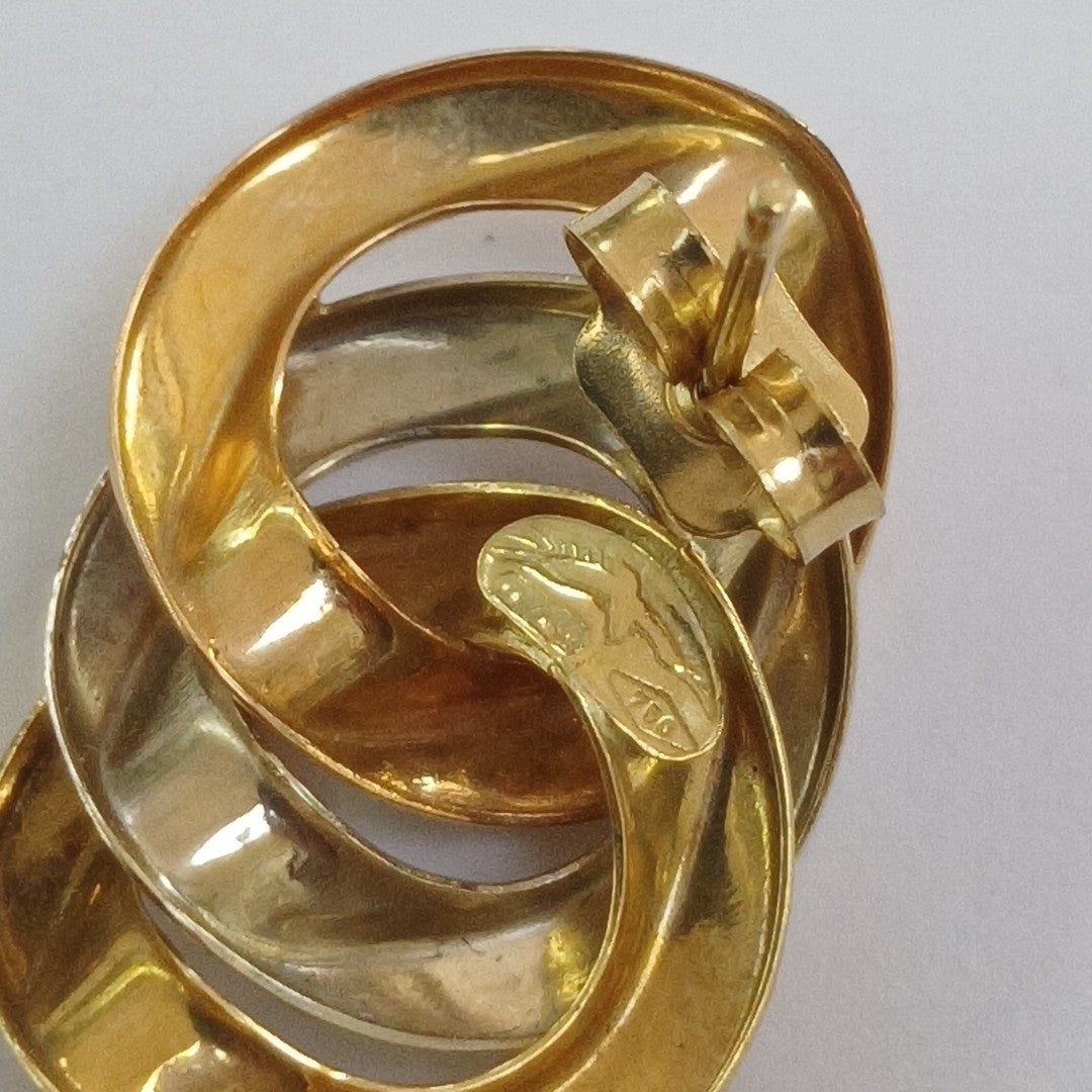 ARETES PAR ORO 18 K 6,90 GRMS (SEMINUEVO)